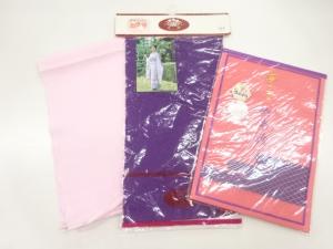 アンティーク　縮緬地半衿3枚セット